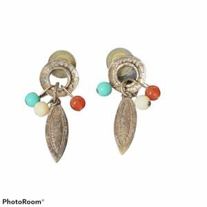 Feather Dangle Earrings
